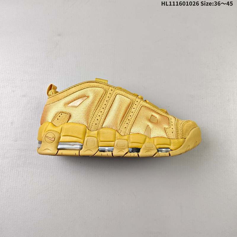 160 公司级✅Nike Air More Uptempo GS Barely Green 耐克皮蓬初代系列经典高街百搭休闲运动文化篮球鞋美国队配色 以流行于街头的涂鸦文化为设计灵感 整体的设计风格夸