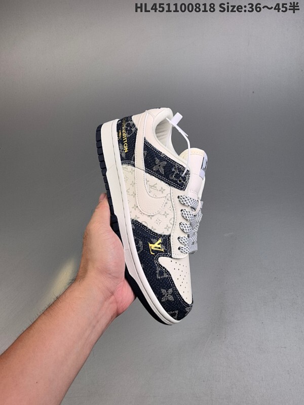 集合一  真标✅耐克NIKE DUNK LOW 扣篮系列 sb LV系列复古低帮休闲运动滑板板鞋 货号:FC1688-136