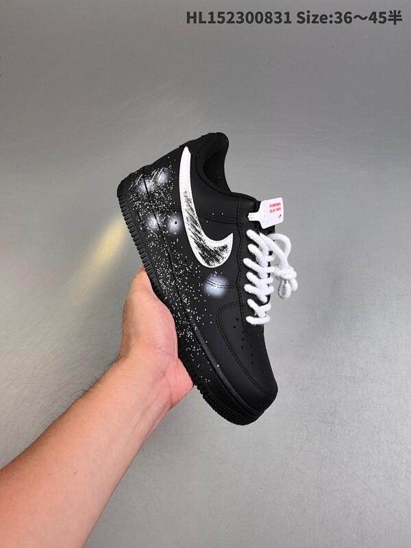 官方爆款定制 二次元主题 Nike Air Force 1 Low’07 繁星似点 空军一号低帮休闲板鞋 定制皮料