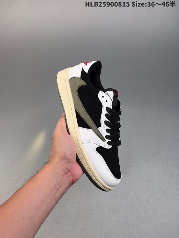 真标✅Nike Air Jordan 1 x Travis Scott AJ1倒勾 乔一倒钩 耐克 低帮文化篮球鞋