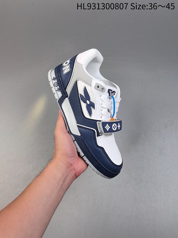 真标✅Louis Vuitton Trainer Sneaker Low 全新 LV 路易威登 休闲运动文化百搭板鞋