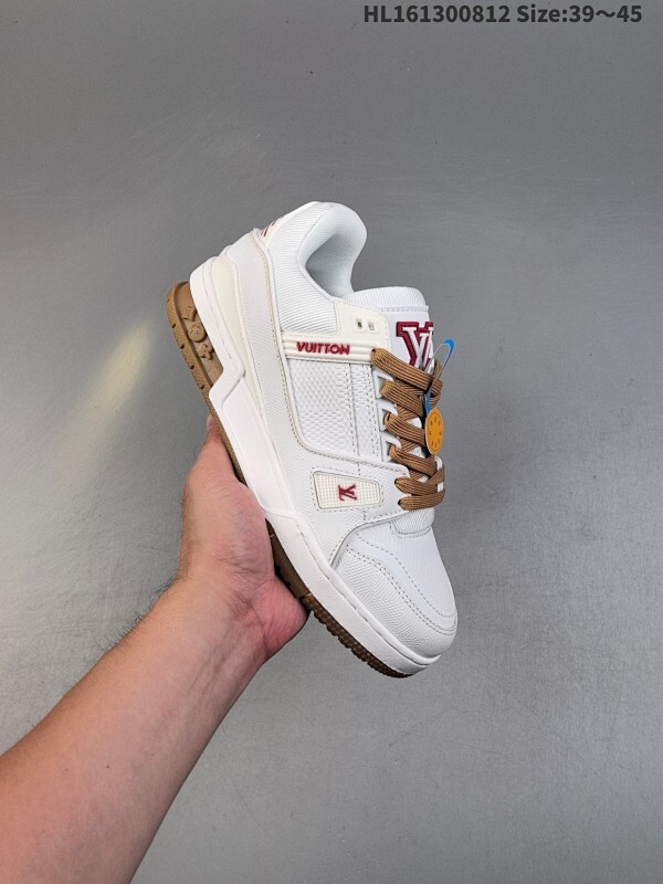 真标✅Louis Vuitton Trainer Sneaker Low 全新 LV 路易威登 休闲运动文化百搭板鞋