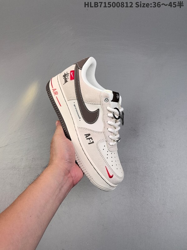 Nike Air Force1 07 low  定制空军 #原楦头原纸板  打造纯正空军版型 #专注外贸渠道  全掌内置蜂窝气垫