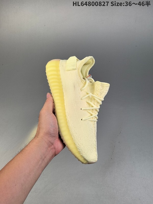 集合二 真爆✅Adidas 椰子350 yeezy 350 V2 镂空蚕丝半透明呼吸网纱材质 Kanye West x adidas Yeezy Boost 350 V2 爆米花中底休闲运动慢跑鞋
