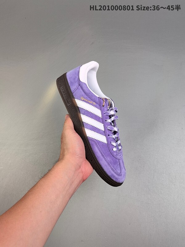 集合  adidas originals Samba Handball Spezial 合集 紫白 此款以简约大方的造型设计