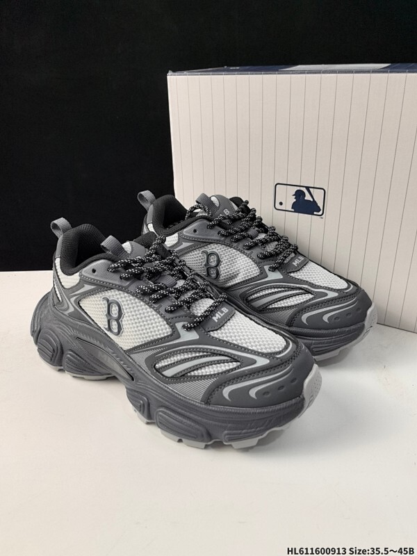 公司级✅MLB Winner Chunky 百搭舒适休闲潮流运动厚底增高防滑耐磨 低帮 老爹鞋 货号:3ASHW015N