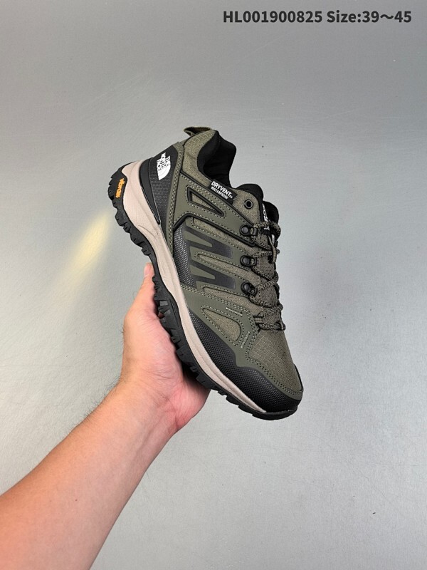 The North Face Gore-Tex Hedgehog系列 北面 刺猬系列 低帮 军绿色 黑绿 舒适防滑耐磨透气防水低邦短筒户外靴徒步鞋