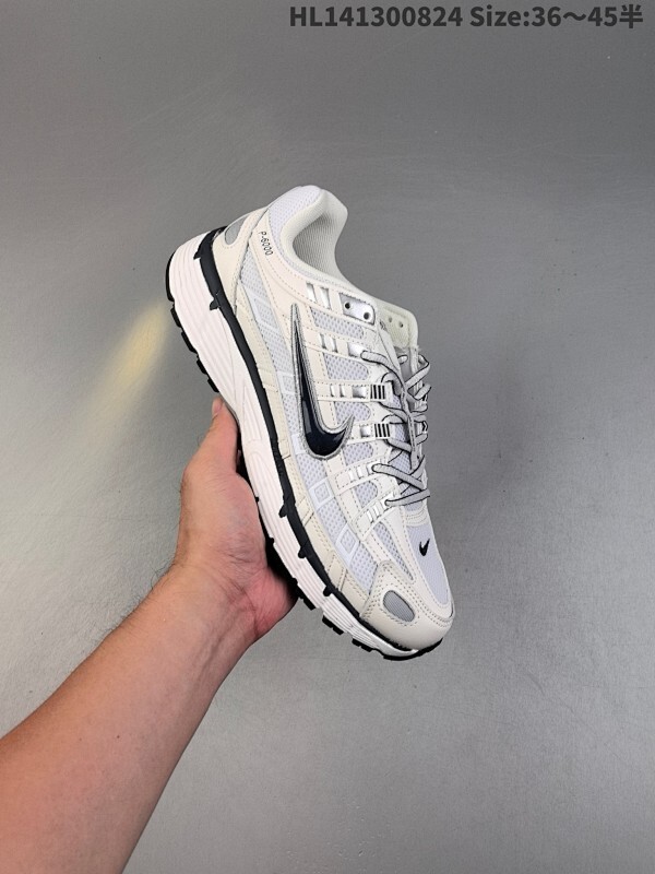 耐克NK P-6000 系列低帮复古老爹风休闲运动舒适慢跑鞋 进口三文治网面 融合 Pegasus 过往运动鞋设计