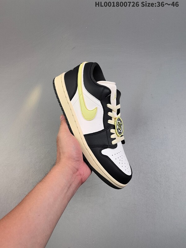 Air Jordan 1 Low 85 "Fall League" 低帮 黑白绿 AJ1 乔丹1代 aj1 乔1 低邦 黑白绿 男女同款