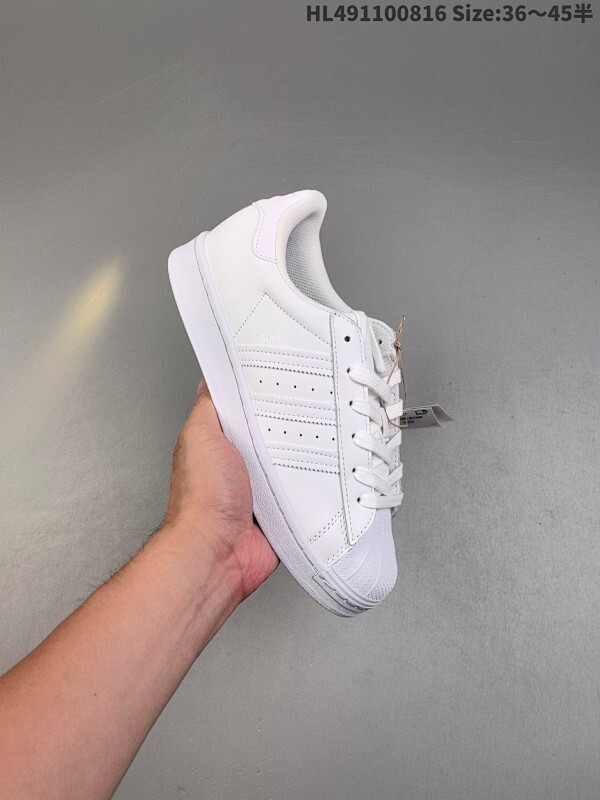 真标✅阿迪达斯Adidas三叶草 Originals Superstar”Sail/Green/Lace“贝壳头系列低帮经典百搭休闲运动板鞋