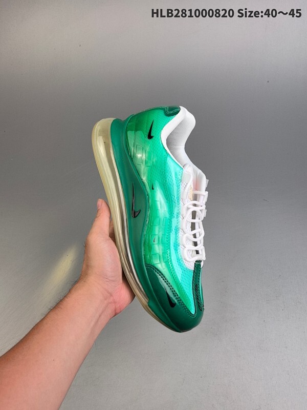 集合一特价   高品质  耐克 Nike Air 720太空大气垫 皮面 前卫运动慢跑鞋  Air气垫面积覆盖全掌