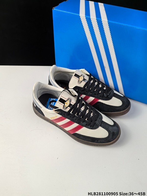 阿迪达斯三叶草Adidas Originals Samba Vegan OG”SPD“桑巴舞系列绅士德训足球风百搭低帮休闲运动板鞋