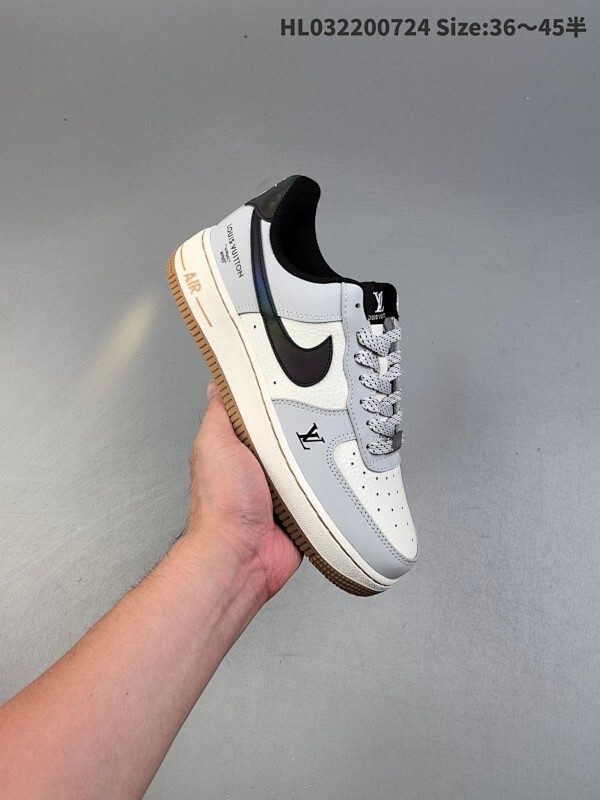 集合 公司级✅NIKE AIR FORCE 1‘07 LV8 原楦头原纸板 打造纯正低帮空军版型 专注外贸渠道 全掌内置蜂窝气垫