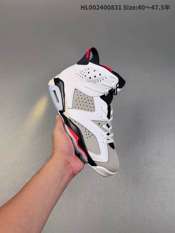 小蛮腰版本❗️ Air Jordan 6 Retro "Tinker" 高帮 手稿红外线 AJ6 乔丹6代 aj6 乔6 高邦 黑白红 乔丹篮球鞋系列 Jordan Brand把传奇设计师Tinker