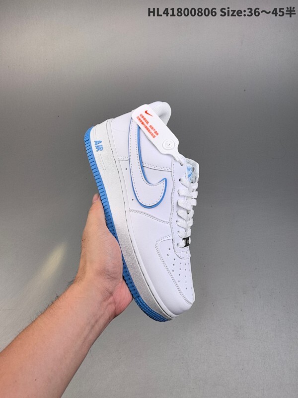 集合二  ✅耐克Nike AIR FORCE 1‘07 空军一号低帮百搭休闲运动板鞋。柔软、弹性十足的缓震性能和出色的中底设计