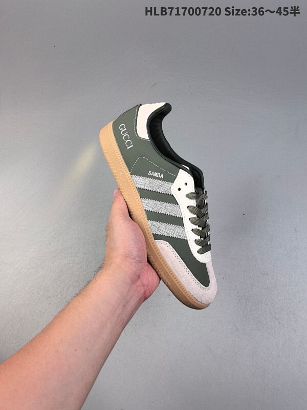 公司级✅Adidas Originals Samba OG ‘DIY’桑巴舞系列 阿迪达斯 三叶草绅士德训足球风百搭低帮休闲运动板鞋