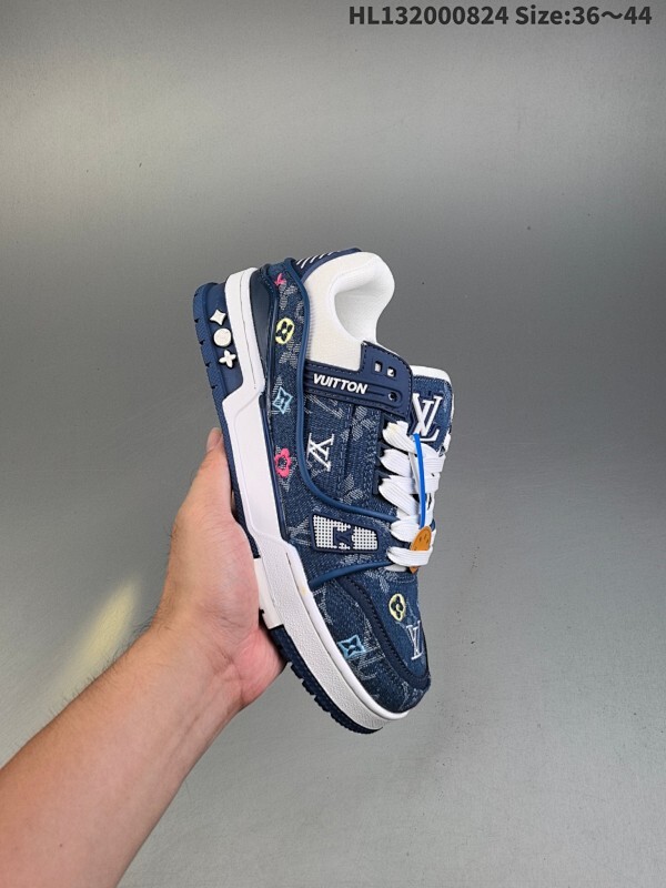 集合 【公司级】路易威登 Louis Vuitton LV路易威登板鞋 时尚运动鞋潮厚底增高男女鞋。舒适防滑底和百搭性霸屏整个时尚娱乐圈