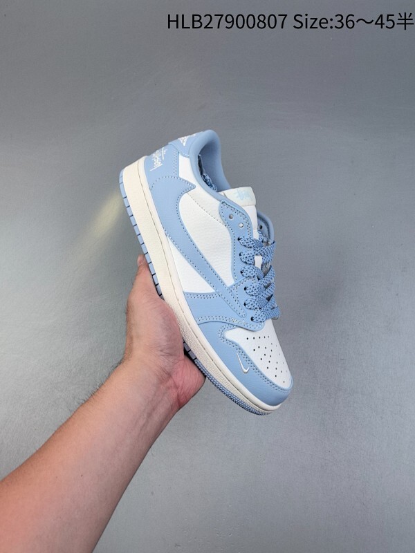 集合 福利特价AJ1倒勾Travis Scott x Air Jordan 1 ” Reverse Mocha “ AJ1乔1 TS 闪电