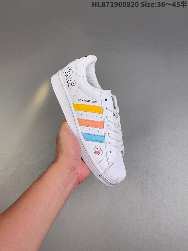 公司级✅阿迪达斯Adidas三叶草 Originals Superstar定制版贝壳头系列低帮经典百搭休闲运动板鞋