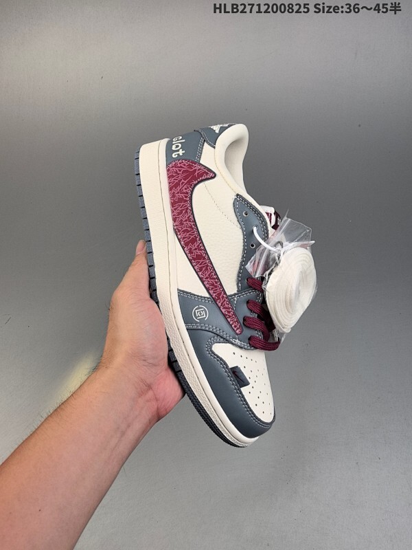 集合  特价！AJ1倒勾Travis Scott x Air Jordan 1 ” Reverse Mocha “ AJ1乔1 TS 闪电 联名倒钩