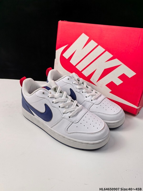 集合二  真标✅NIKE COURT BOROUGH LOW 耐克  低帮百搭透气休闲运动板鞋 经典耐用的设计