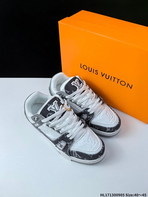 真标✅Louis Vuitton Trainer Sneaker Low 全新 LV 路易威登 休闲运动文化百搭板鞋
