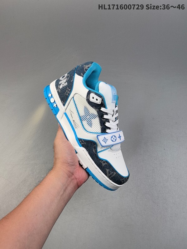 真标✅Louis Vuitton Trainer Sneaker Low 全新 LV 路易威登 休闲运动文化百搭板鞋