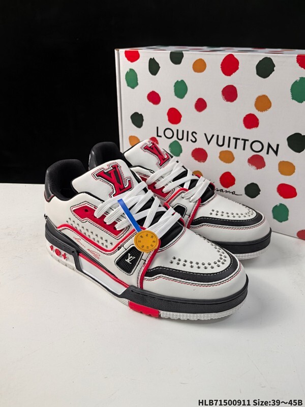 全新LV路易威登Louis Vuitton Trainer Sneaker Low休闲运动文化百搭板鞋