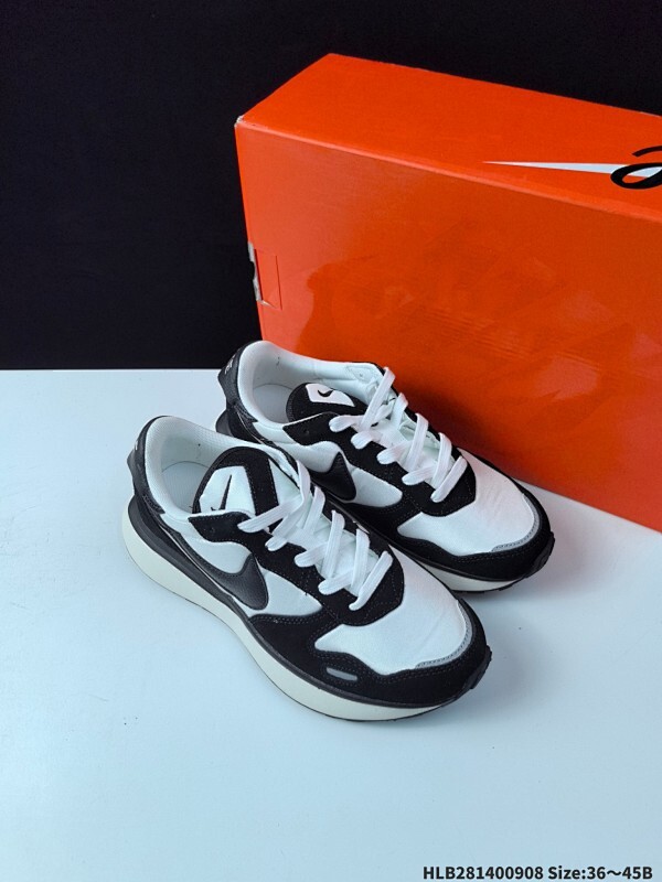 Nk Phoenix Waffle 复古单品 菲尼克斯系列华夫低帮经典复古休闲运动慢跑鞋#鞋款鞋面采用麂皮和尼龙材质打造 质感满满