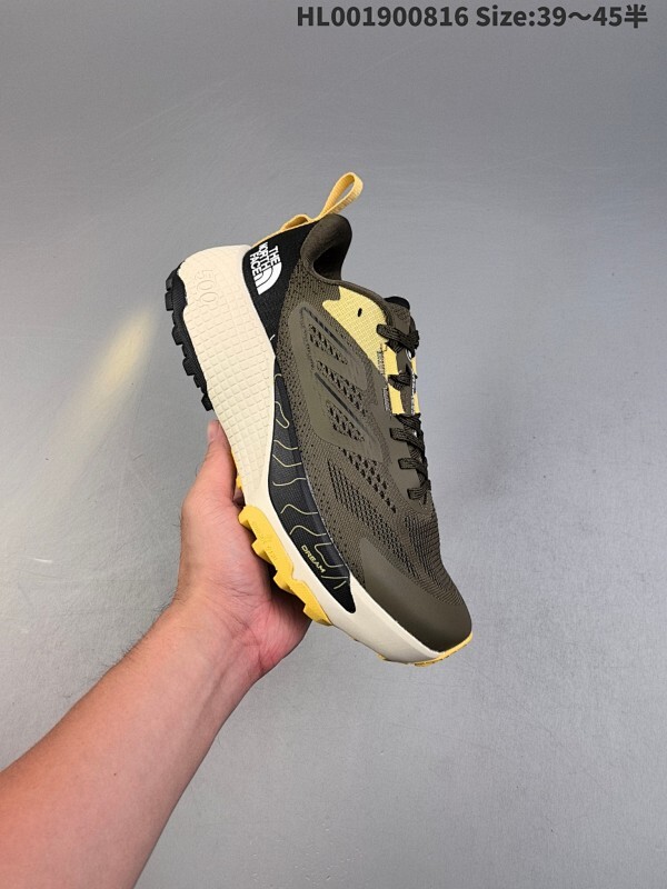 公司级 The North Face Altamesa 500 北面500 低帮 绿色 舒适减震防滑轻便透气回弹低邦越野跑步鞋