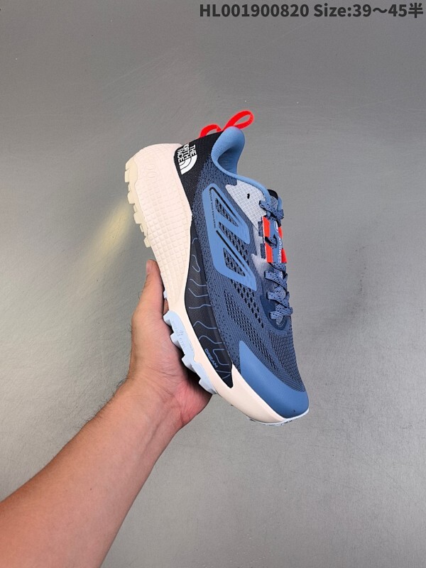 公司级 The North Face Altamesa 500 北面500 低帮 蓝白 舒适减震防滑轻便透气回弹低邦越野跑步鞋