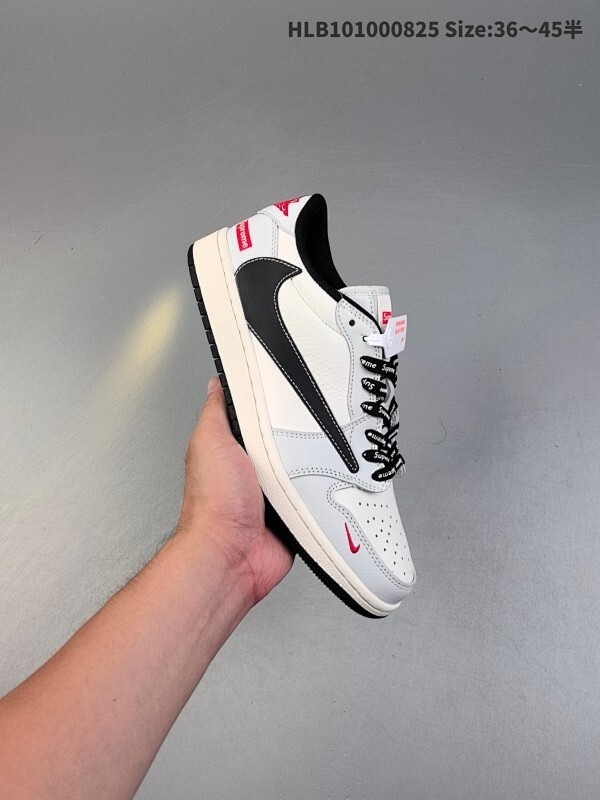 特价‼️ 公司级✅Nike Air Jordan 1 x Travis Scott AJ1倒勾 乔一倒钩 ‘DIY’定制 耐克 低帮文化篮球鞋