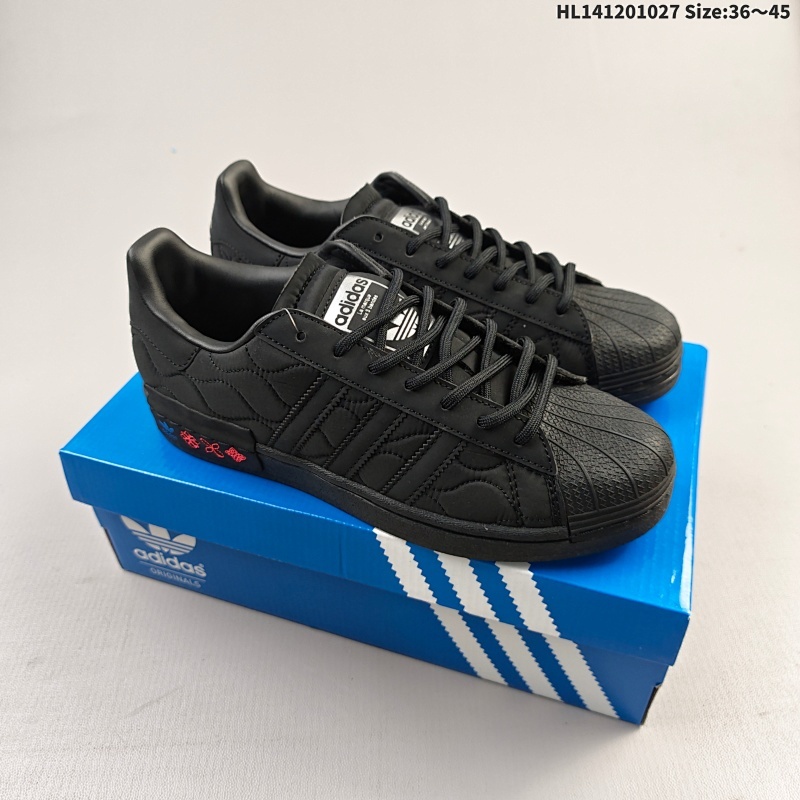 集合120 ✅阿迪达斯Adidas三叶草 Originals Superstar贝壳头系列低帮经典百搭休闲运动板鞋 货号:GX8826 编码：HL141201027 Size:36～45