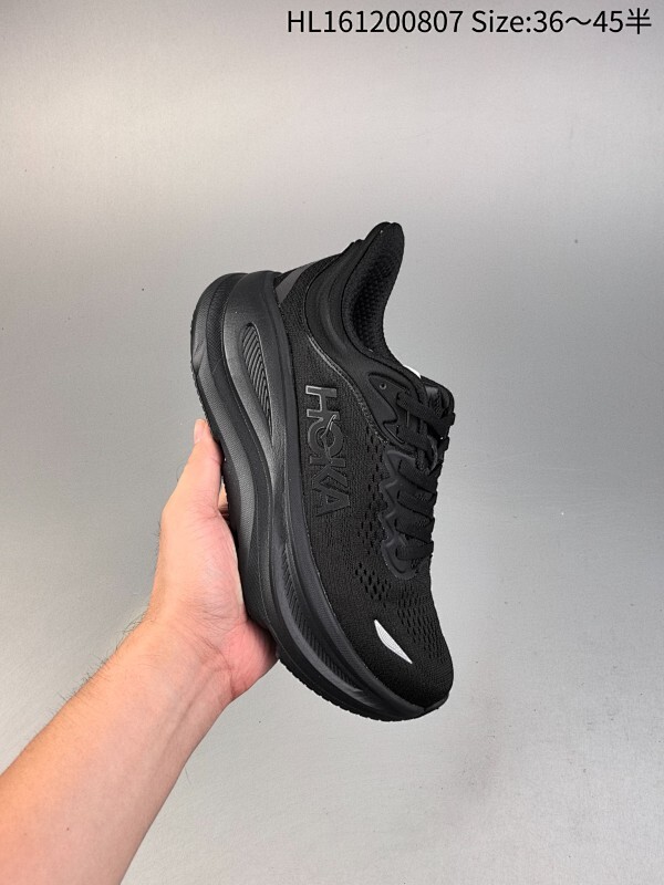 集合  公司级✅HOKA ONE ONE Bondi 9 复古舒适防滑耐磨 低帮 山地户外跑步鞋