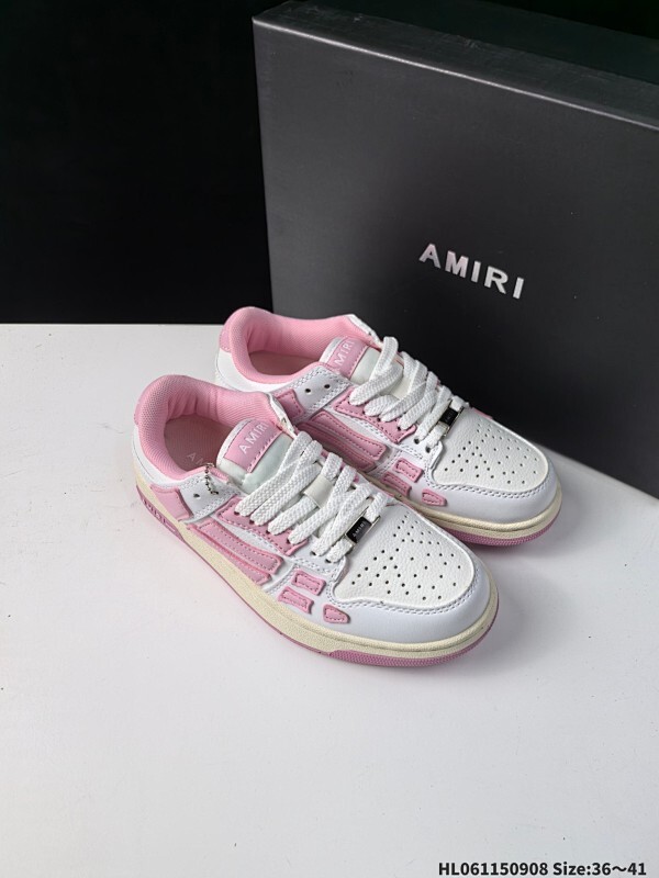 MIRI 21SS SKEL-TOP 骨头系列 Amiri 埃米尔 Skeleton Low-Skel top Sneakers 骨骼系列情侣鞋 当潮顶流产品 众星上脚 低帮运动休闲板鞋 正确骨头形状
