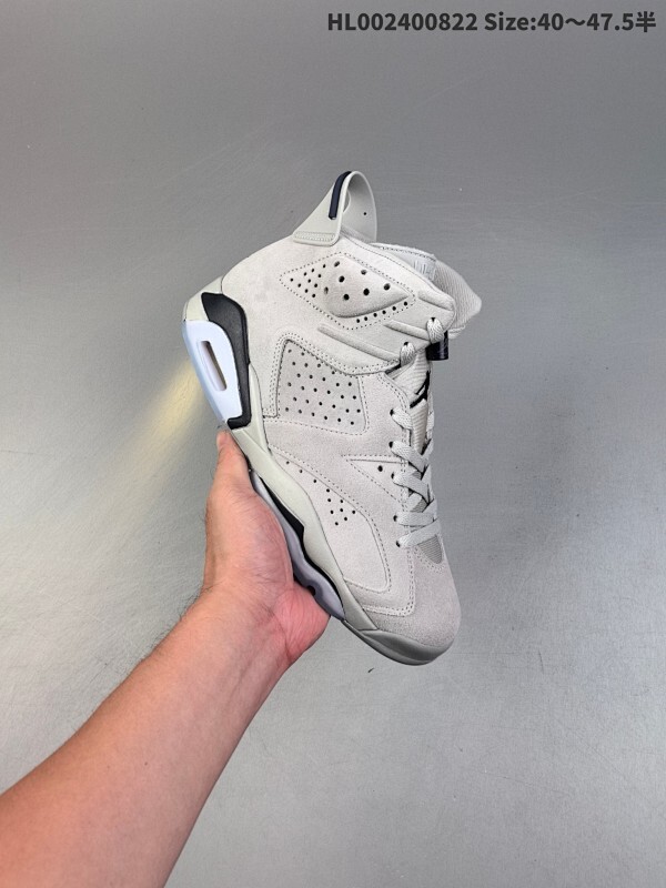 小蛮腰版本❗️ Air Jordan 6 Retro "Georgetown" 高帮 乔治城灰色 AJ6 乔丹6代 aj6 乔6 高邦 灰色 乔丹篮球鞋系列