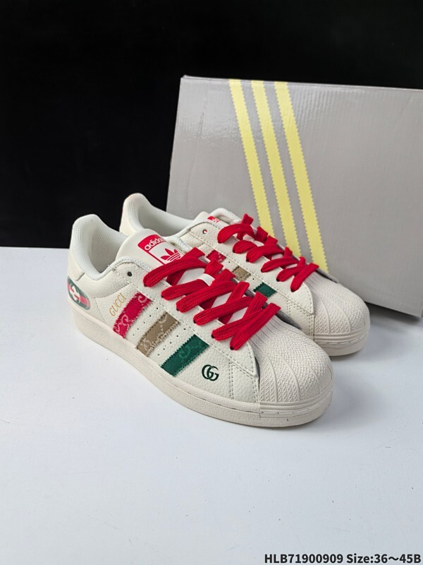 公司级✅Adidas Originals Superstar 阿迪达斯 三叶草 贝壳头’DIY’系列低帮经典百搭休闲运动板鞋