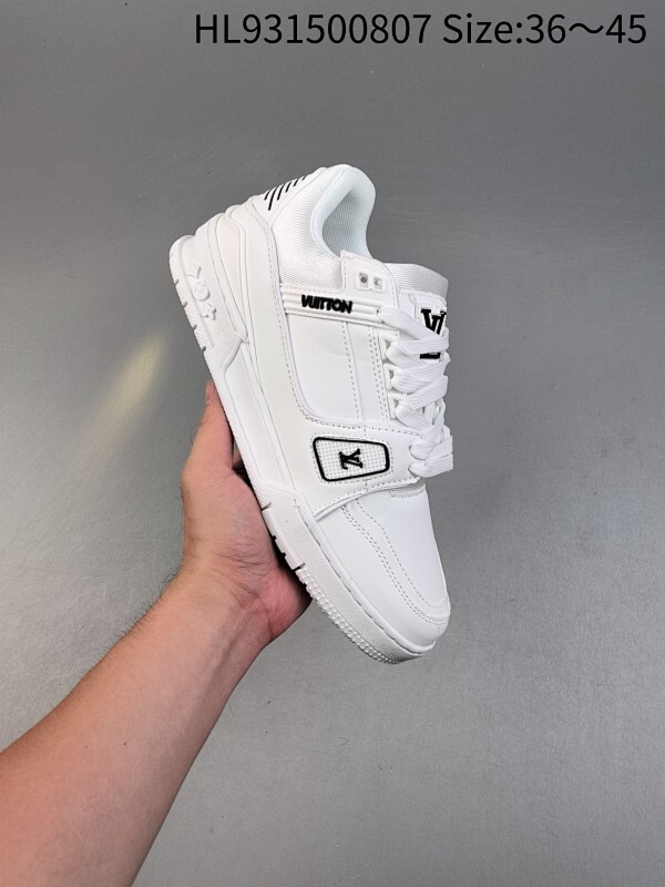 真标✅Louis Vuitton Trainer Sneaker Low 全新 LV 路易威登 休闲运动文化百搭板鞋