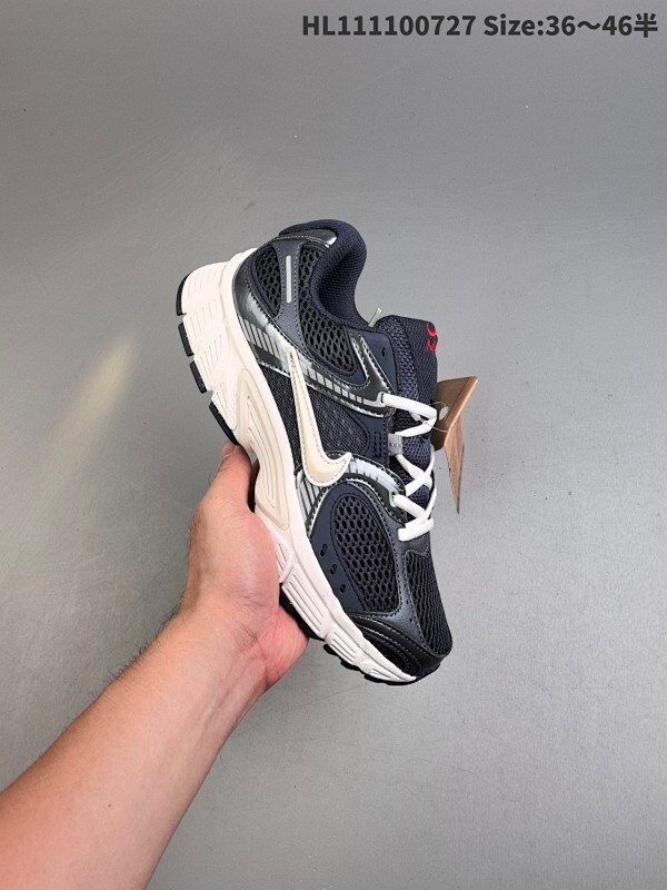 耐克Nike Zoom Vomero 5 马拉松复古跑五代休闲运动慢跑鞋 采用环保纤维革饰片组合网眼布鞋面材质