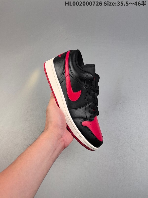 Air Jordan 1 Low "Bred Sail" 低帮 健身房红 AJ1 乔丹1代 aj1 乔1 低邦 黑红 乔丹篮球鞋系列