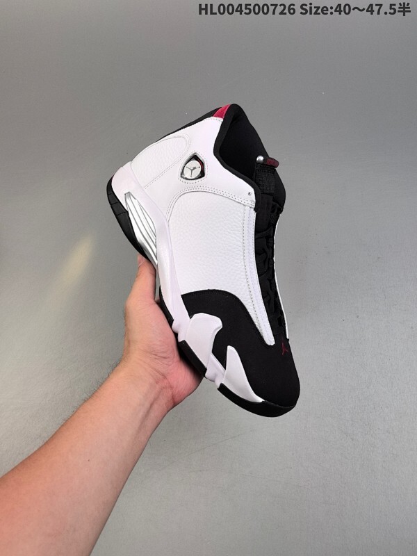 Air Jordan 14 Retro "Black Toe" 低帮 白黑 AJ14 乔丹14代 aj14 乔14 低邦 黑白熊猫