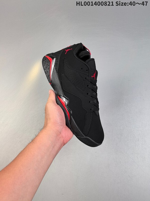 Air Jordan 7 MVP 92 RM 低帮 黑红色 AJ7 乔丹7代 aj7 乔7 低邦 黑红色 乔丹篮球鞋系列