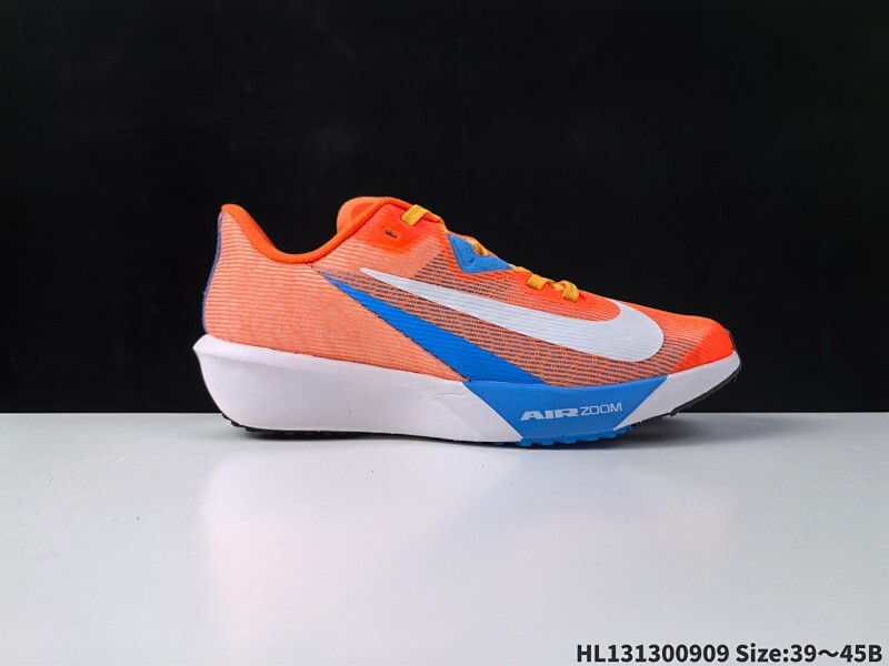 【公司级】耐克(Nike) Rival Fly 4 男子公路跑步鞋 低帮减震2025新款 厚底增高运动老爹鞋。前足 Air Zoom 缓震配置