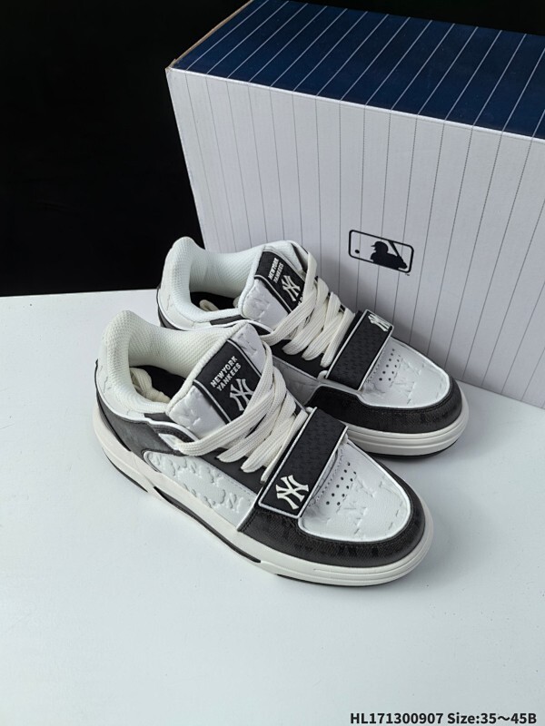 公司级✅2022ss春季学院穿搭爆款Korea韩国限定，联乘NY美国榄球洋基队 MLB Chunky Liner New York Yankees学长鞋系列
