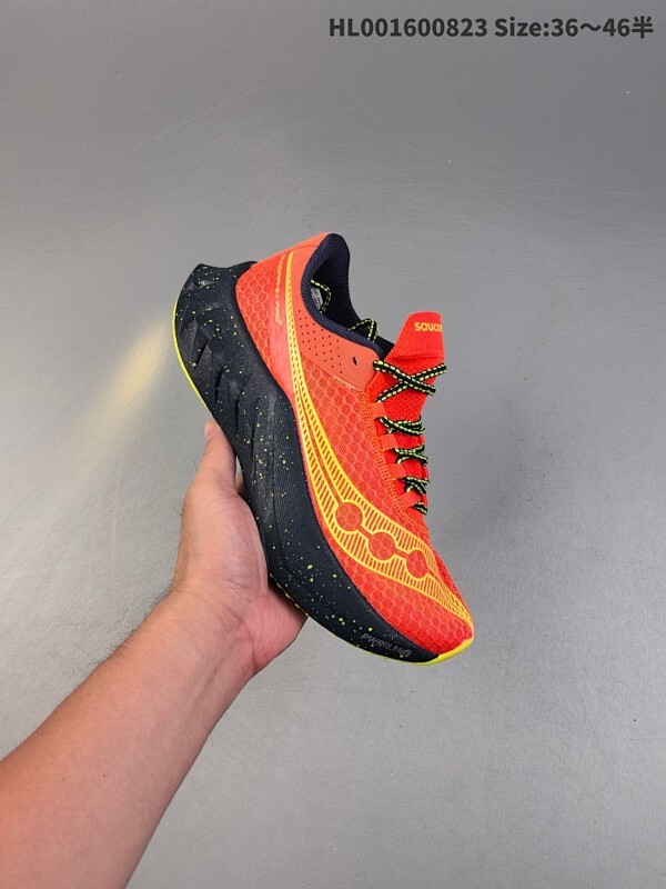 Saucony Endorphin Pro 4 索康尼 啡鹏4代 低帮 橙黄色 男女同款 旗靓运动系带减震耐磨透气低邦马拉松跑步鞋