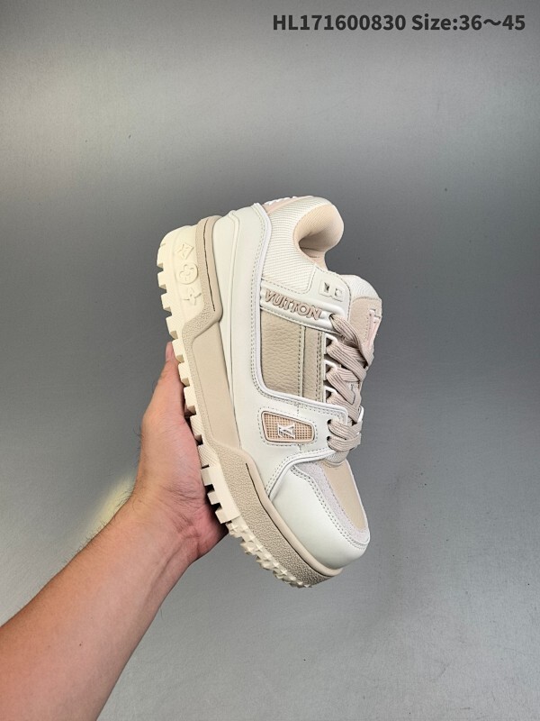 集合  LV 联名款 LOUIS VUITTON升级原楦原纸版数据开发版型#这双“变胖”了的Trainer好受瞩目「又大又圆