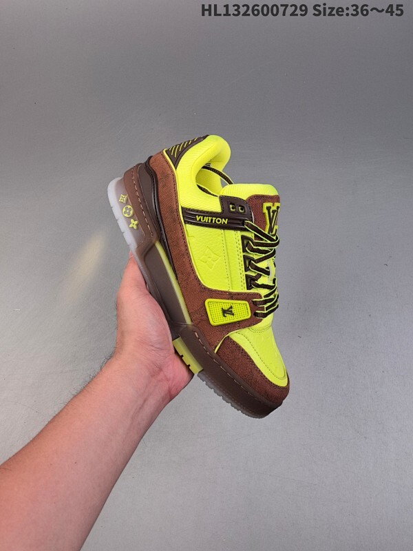 公司级✅全新LV路易威登Louis Vuitton Trainer Sneaker Low休闲运动文化百搭板鞋 ！