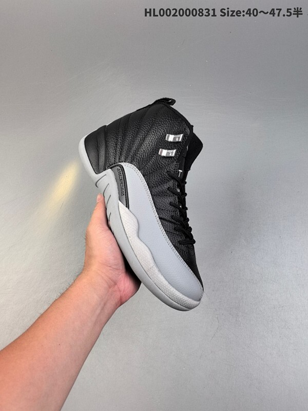 Air Jordan 12 Retro "Black Wolf Grey" 高帮 黑灰 AJ12 乔丹12代 aj12 乔12 高邦 黑狼灰 流感之战 乔丹篮球鞋系列