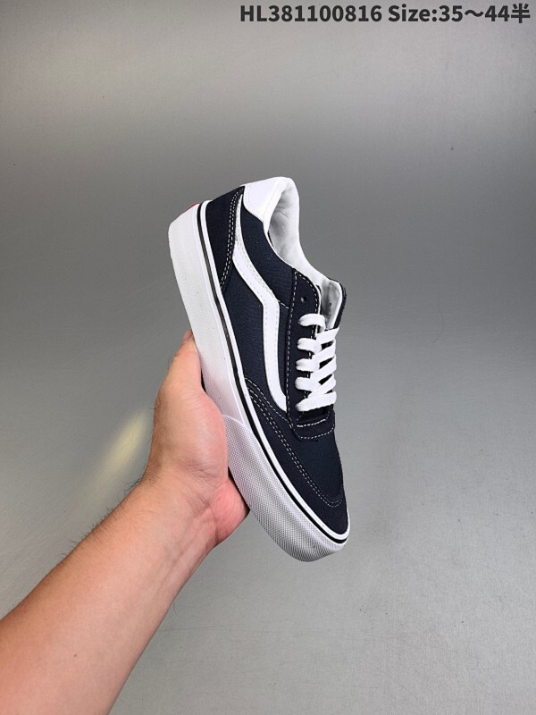 集合   全新模具 新版冲刀 万斯Vans Caldrone 黑色胖胖鞋 美式复古 范斯官方，复古经典，鞋头放大、鞋身网布面料透气