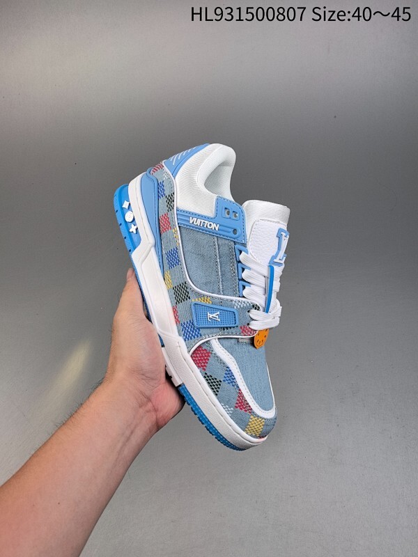 集合  真标✅Louis Vuitton Trainer Sneaker Low 全新 LV 路易威登 休闲运动文化百搭板鞋